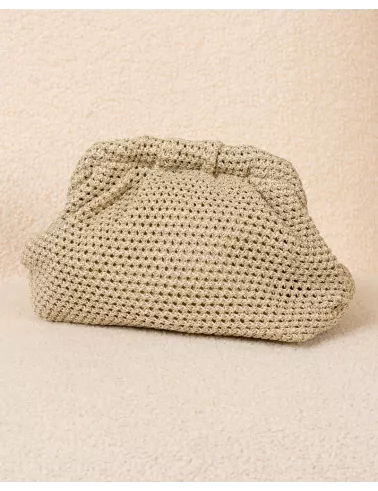 Sac pochette lurex