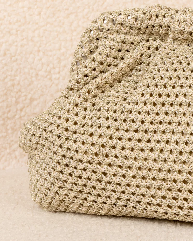 Sac pochette lurex