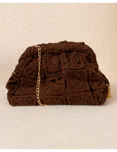 Pochette macramé