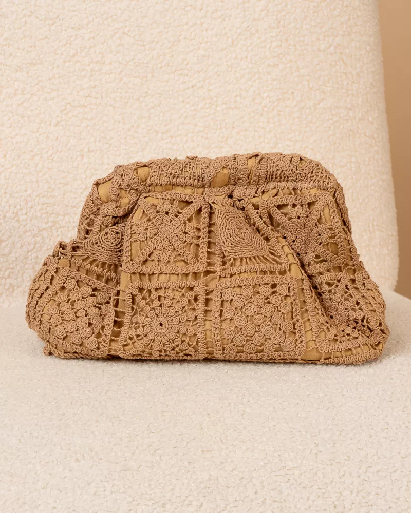 Pochette macramé