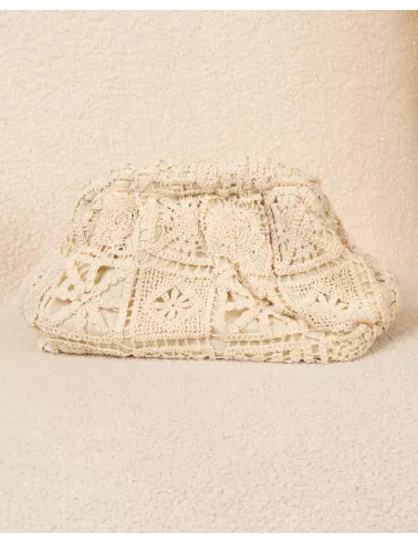 Pochette macramé