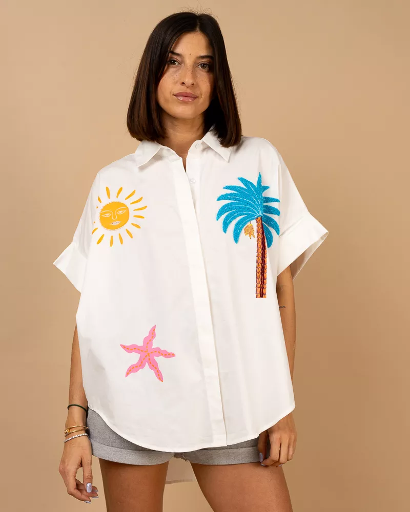 Chemise Palmiers