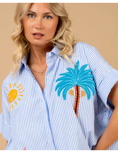 Chemise Palmiers