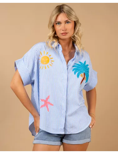 Chemise Palmiers