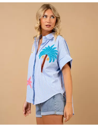 Chemise Palmiers
