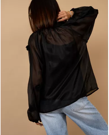 Blouse fleurs fluide