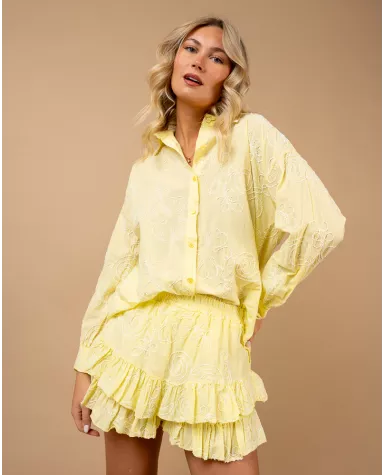 Chemise brodée