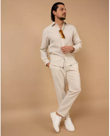 Pantalon Lin