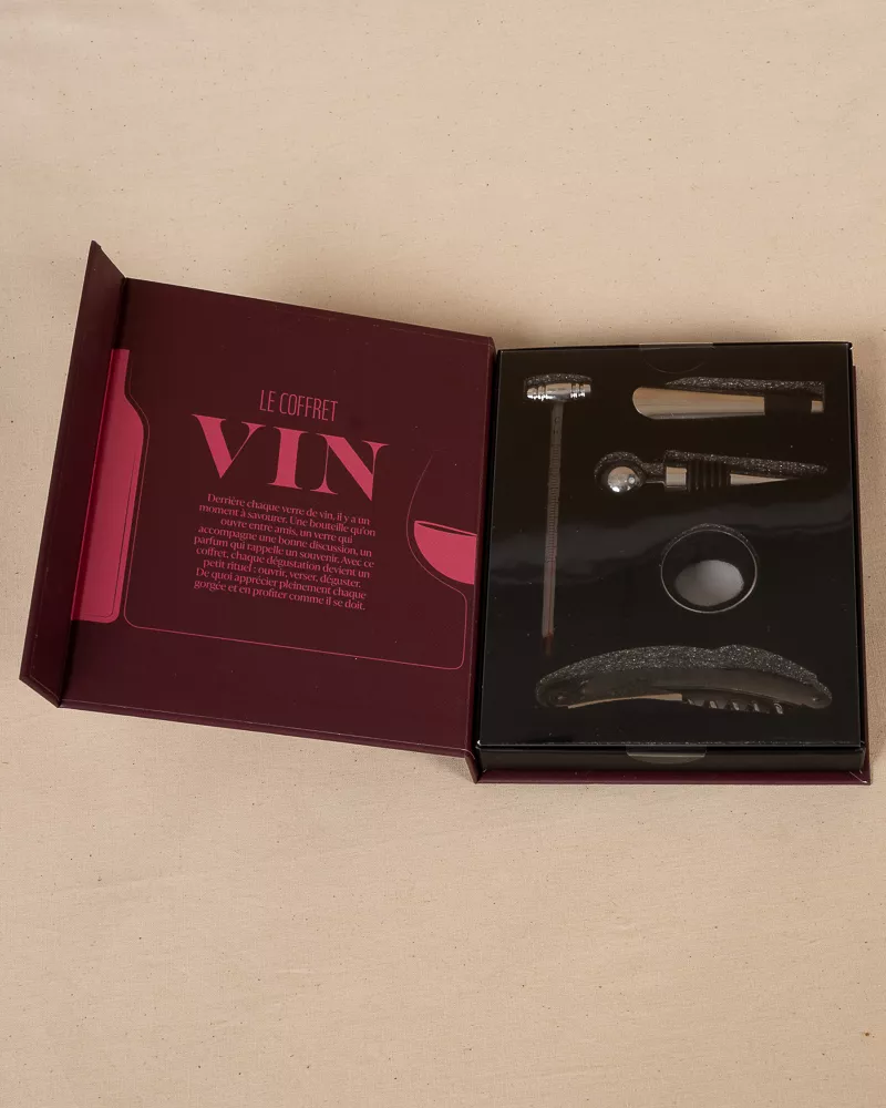 Livre coffret vin