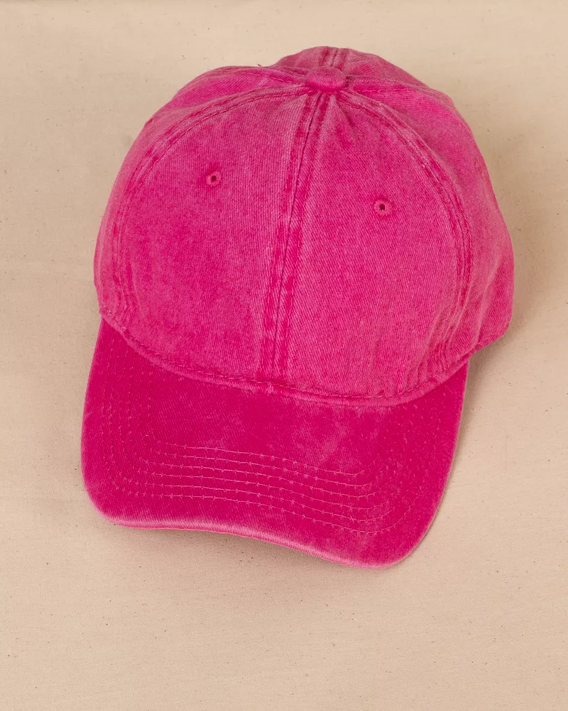 Casquette délavée