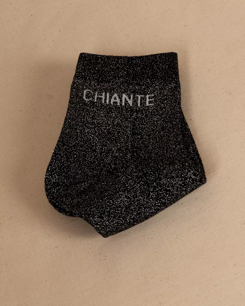Chaussettes lurex message