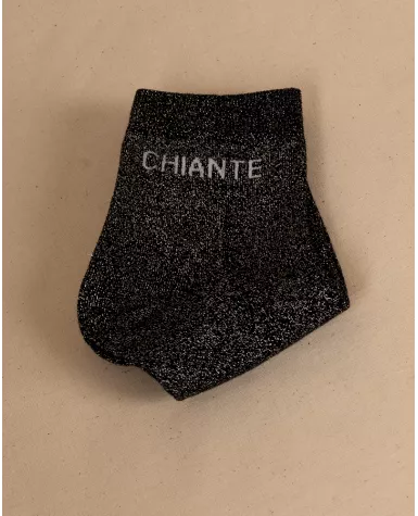 Chaussettes lurex message