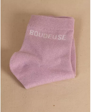 Chaussettes lurex message