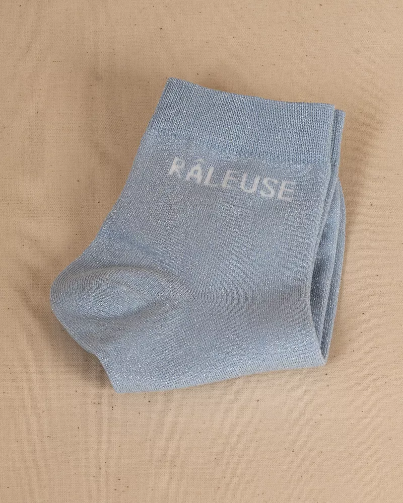 Chaussettes lurex message