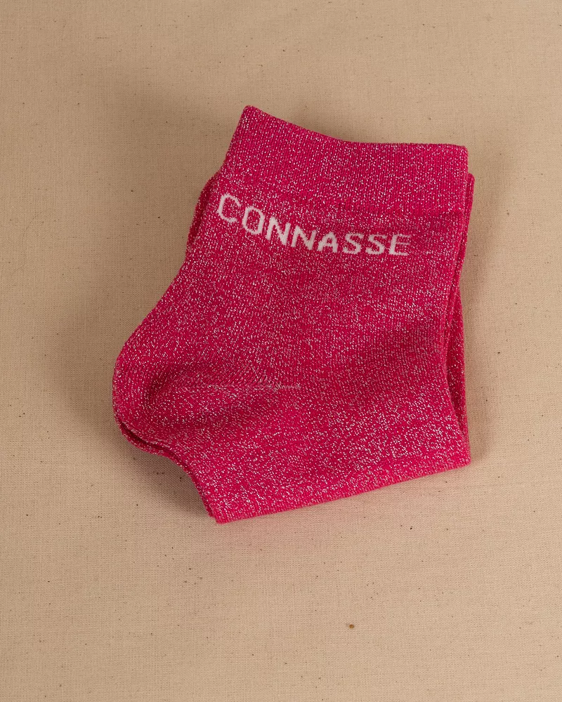 Chaussettes lurex message