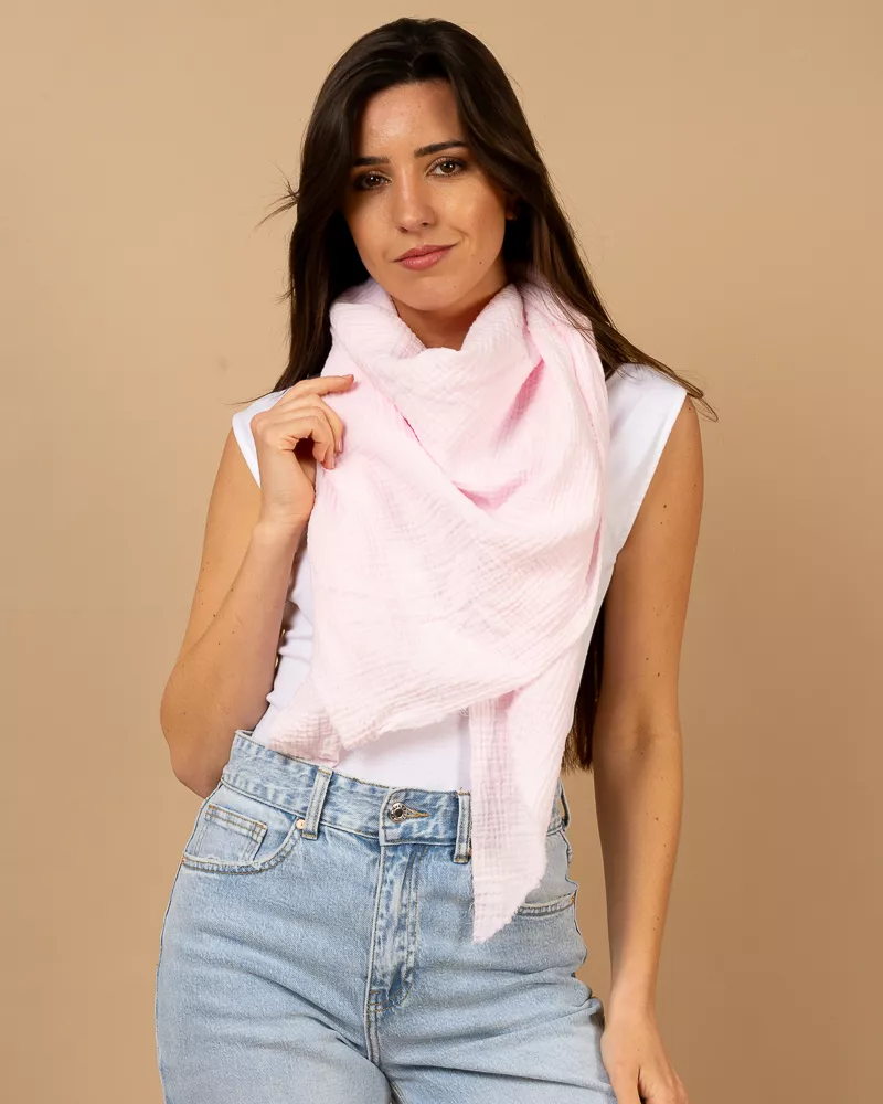 Foulard gaze de coton