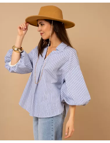 Chemise manches boules