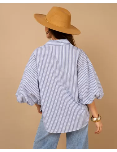 Chemise manches boules