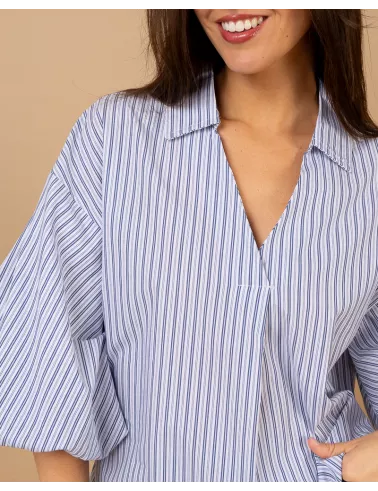 Chemise manches boules