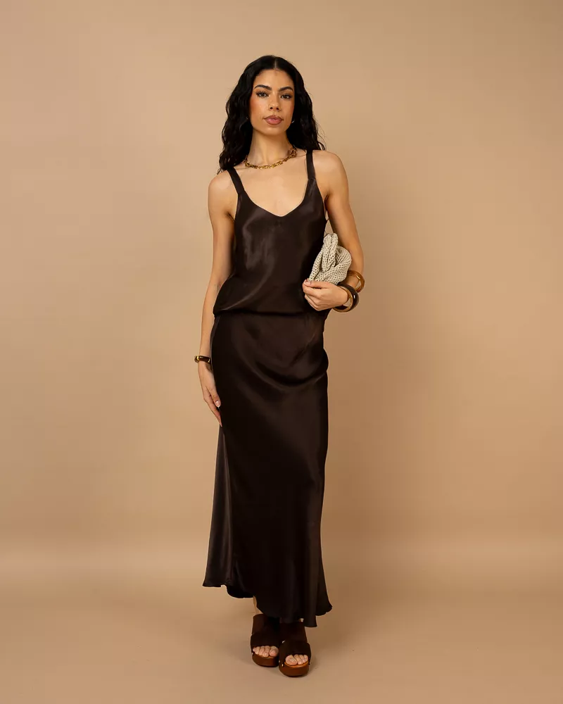 Débardeur effet satin