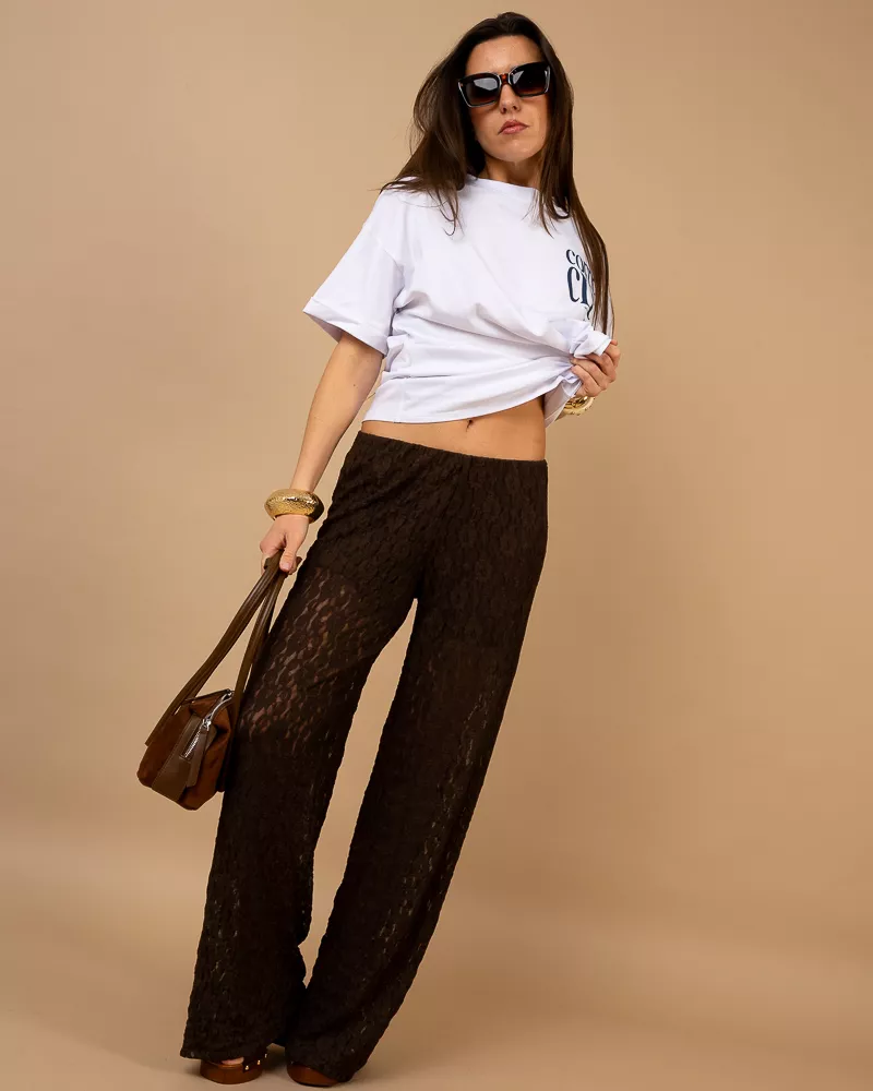Pantalon dentelle