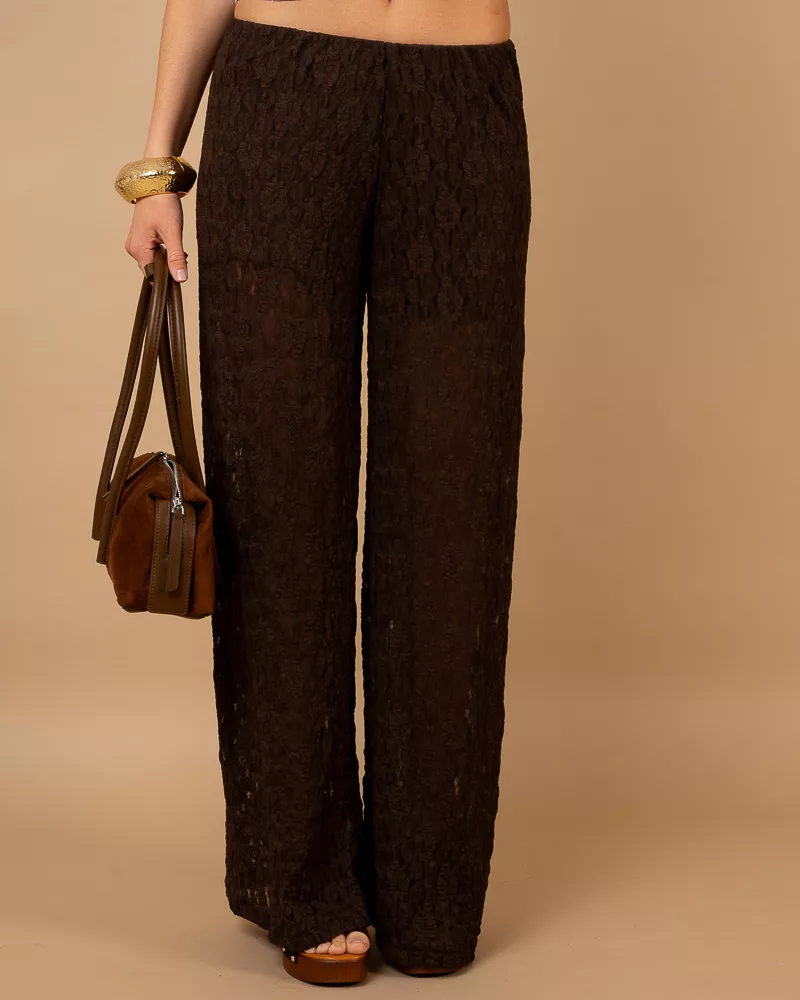 Pantalon dentelle