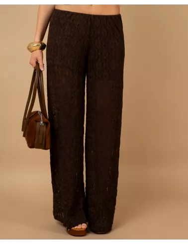 Pantalon dentelle