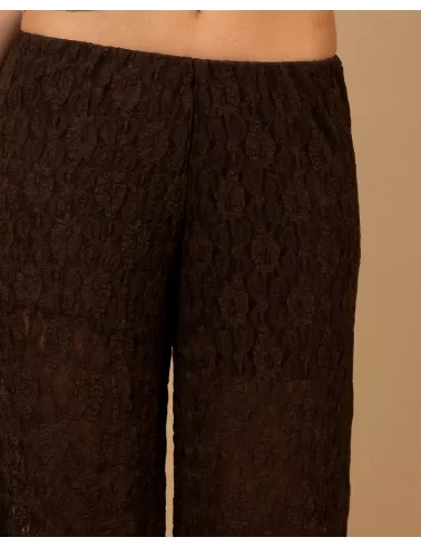 Pantalon dentelle