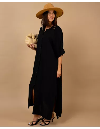 Robe longue chemise