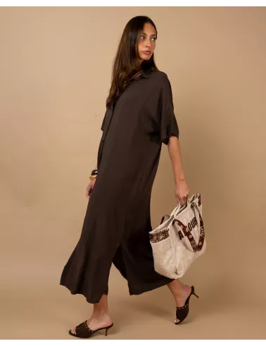 Robe longue chemise