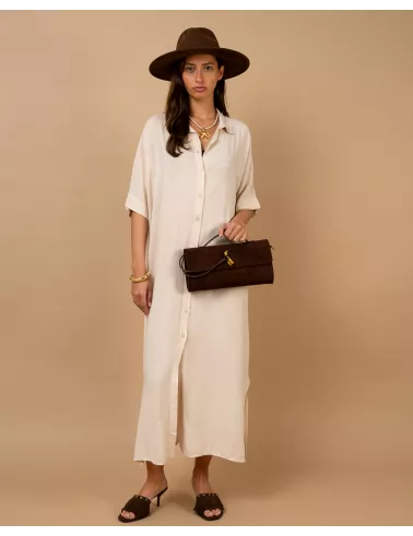 Robe longue chemise