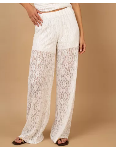 Pantalon dentelle