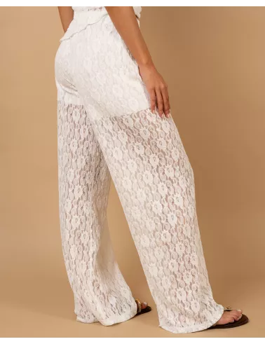 Pantalon dentelle