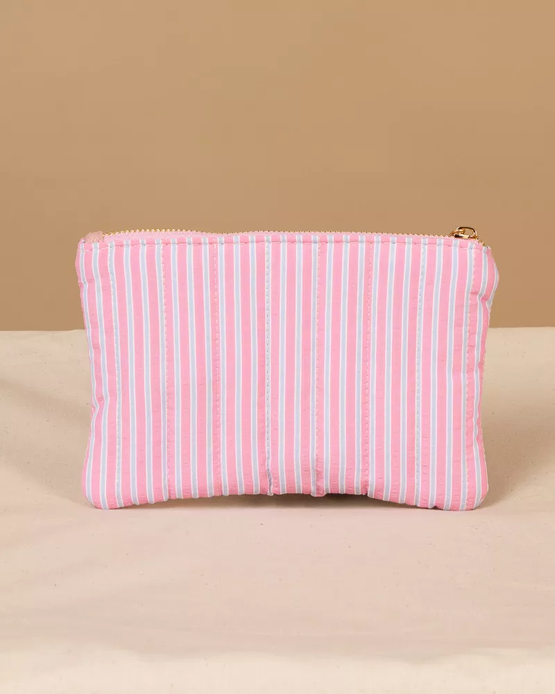 Pochette rayée amour