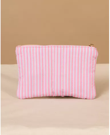 Pochette rayée amour