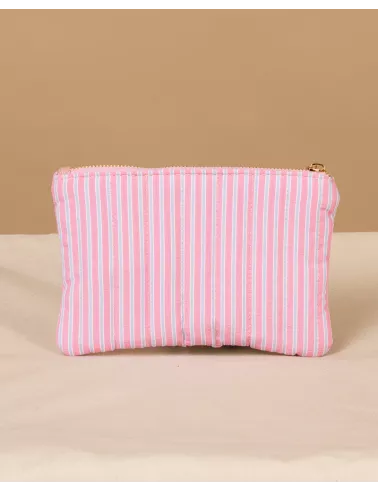 Pochette rayée amour