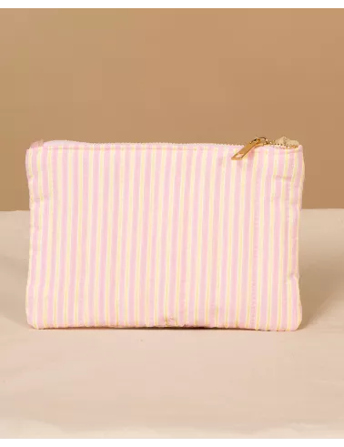 Pochette rayée amour