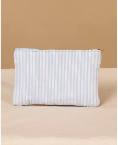 Pochette rayée amour