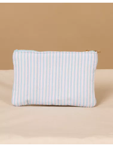 Pochette rayée amour