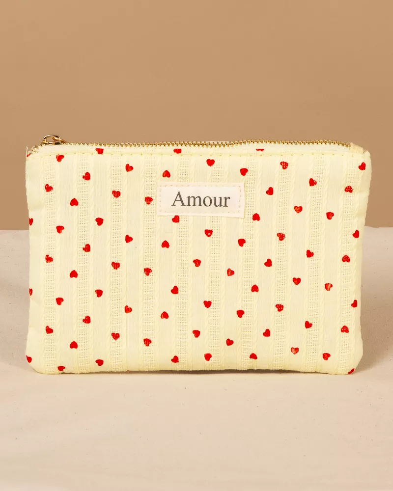 Pochette cœur amour