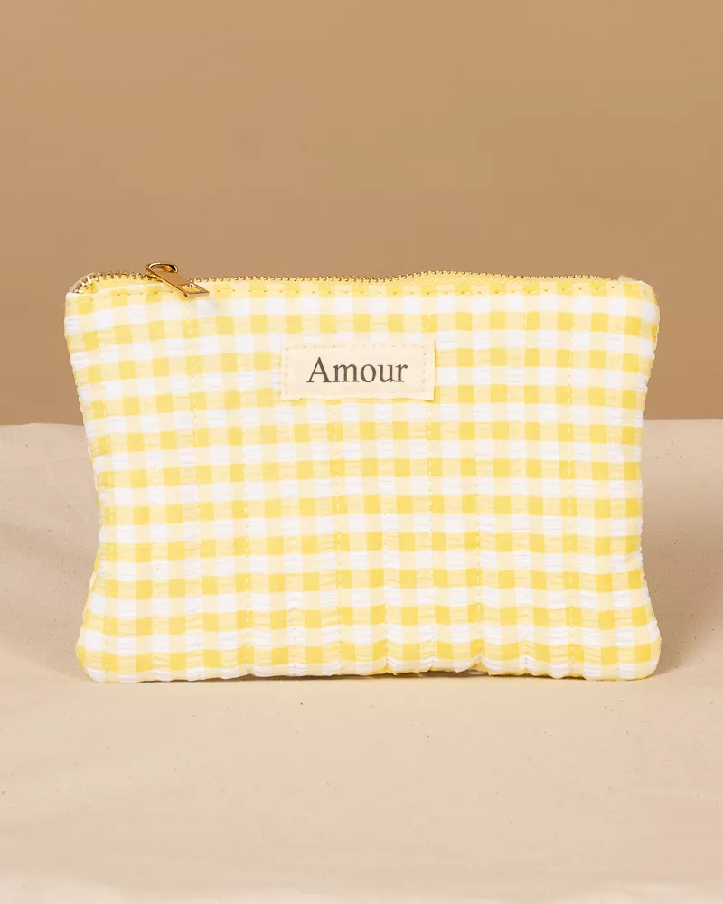 Pochette vichy amour