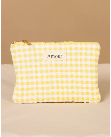 Pochette vichy amour