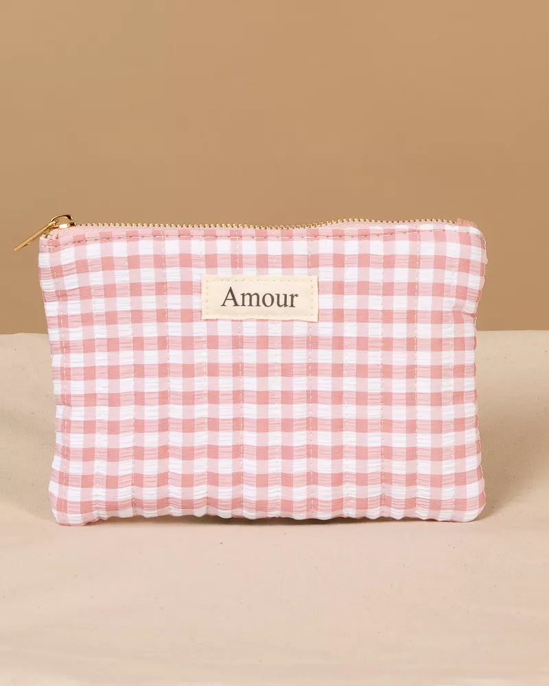 Pochette vichy amour