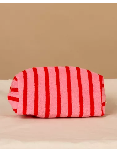 Pochette rayée éponge