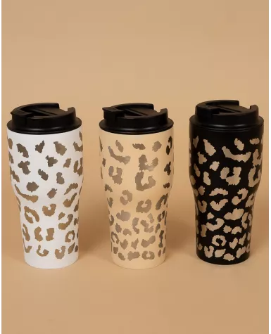 Mug transport léopard