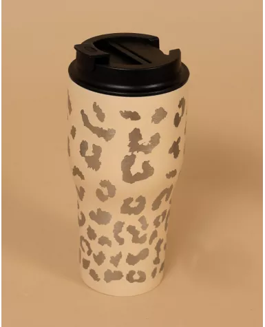 Mug transport léopard