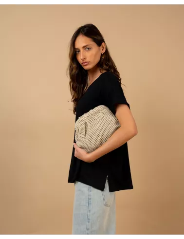 T-shirt oversize viscose