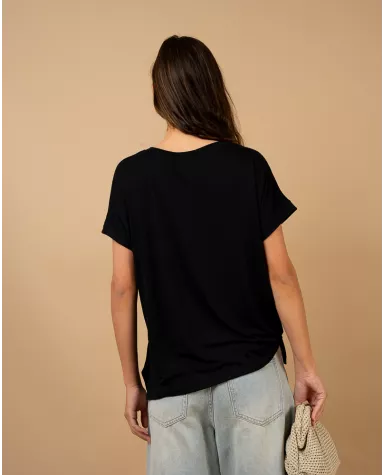 T-shirt oversize viscose