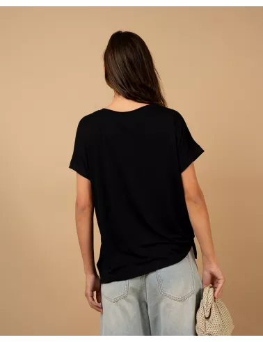 T-shirt oversize viscose