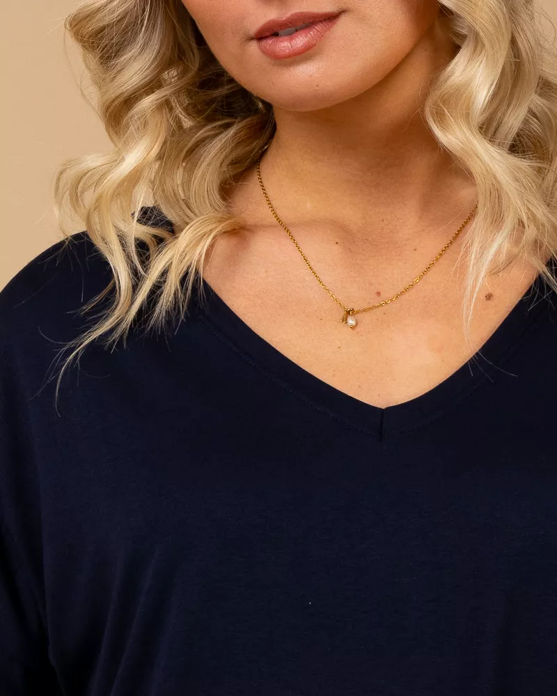 T-shirt oversize viscose